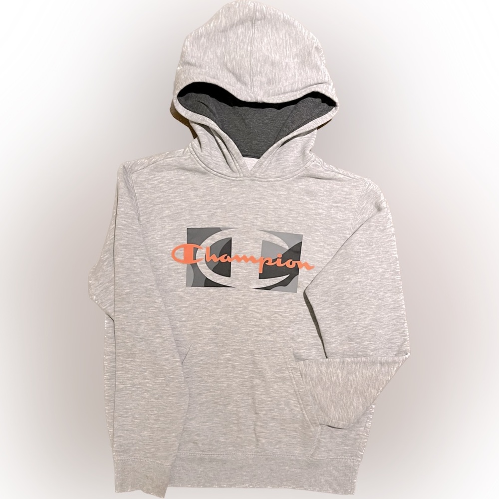 Champion Hooded Sweatshirt with pocket- Youth Size L / Size 12